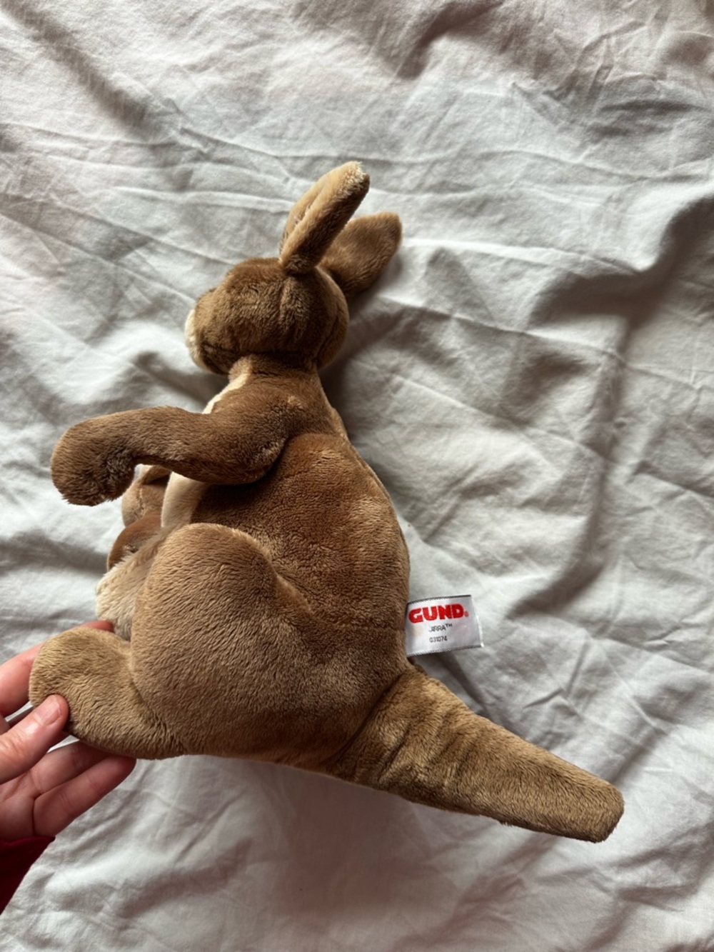Plush Kangaroo with Joey - Soft Brown Stuffed Animal

l - Picture 3 of 9